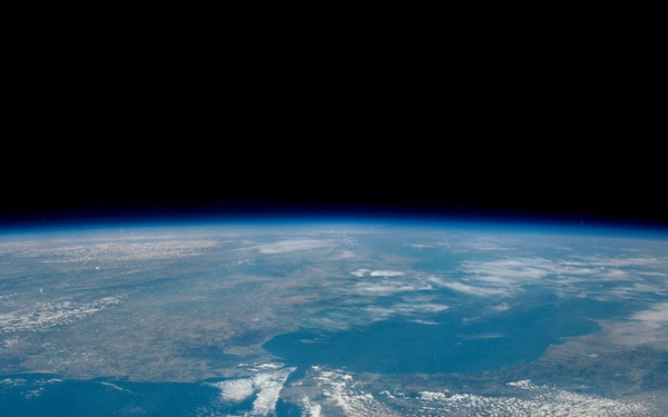 GEMINI-V - EARTH-SKY - STRAITS OF GIBRALTAR - OUTER SPACE