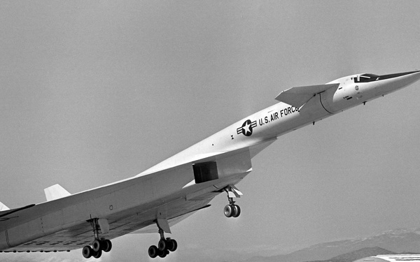 XB-70A taking off