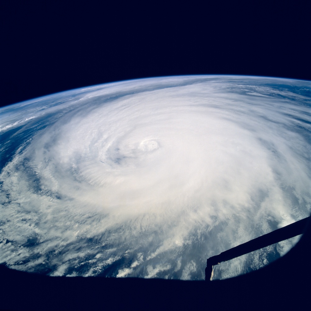 Hurricane Luis as seen during STS-69