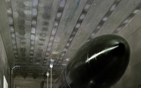 Submarine Model in the NTF