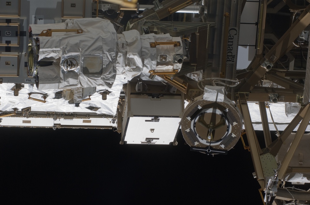 Survey view of Bay 02 on the  S0 Truss during Joint Operations