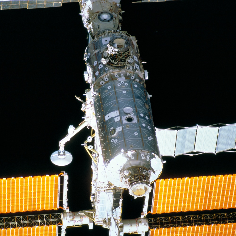 Various views of the Destiny Laboratory module and the ISS