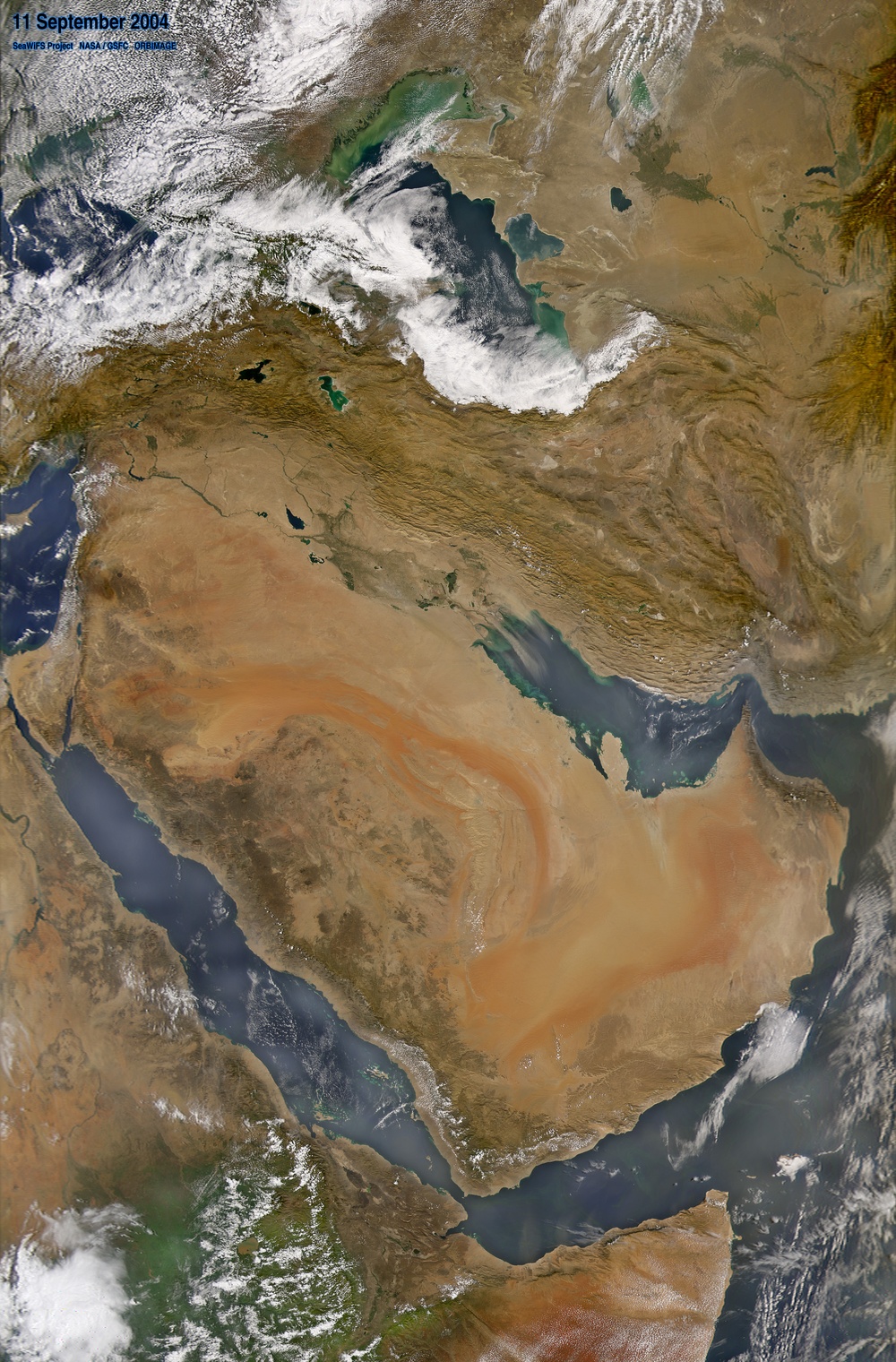 Dust Storm in Southern Iraq: Natural Hazards