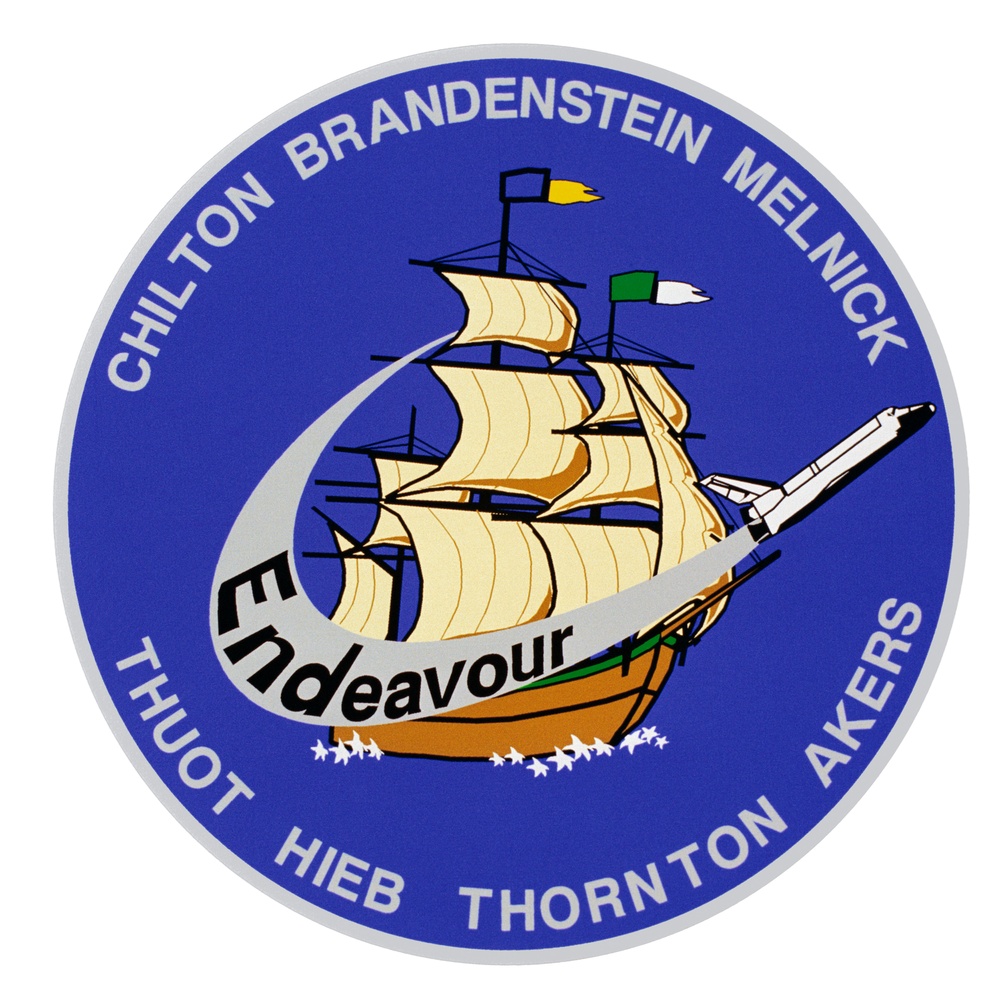STS-49 Endeavour, Orbiter Vehicle (OV) 105, crew insignia