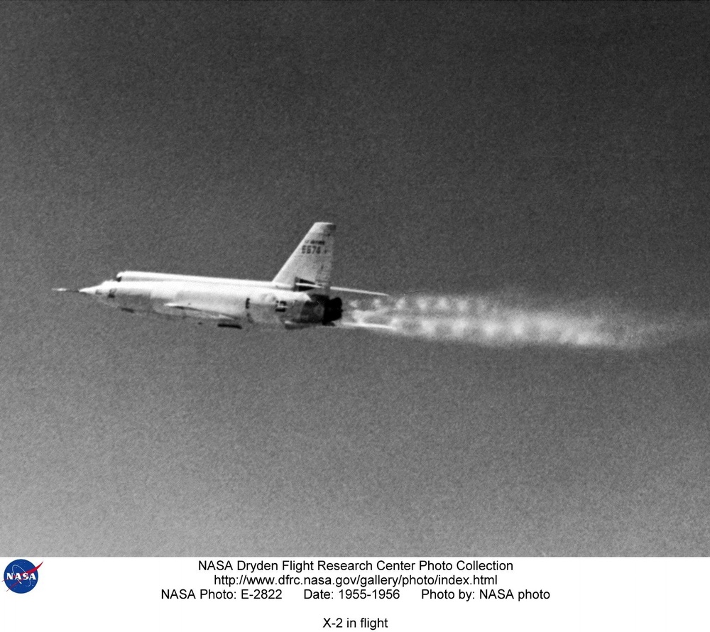 X-2 in flight