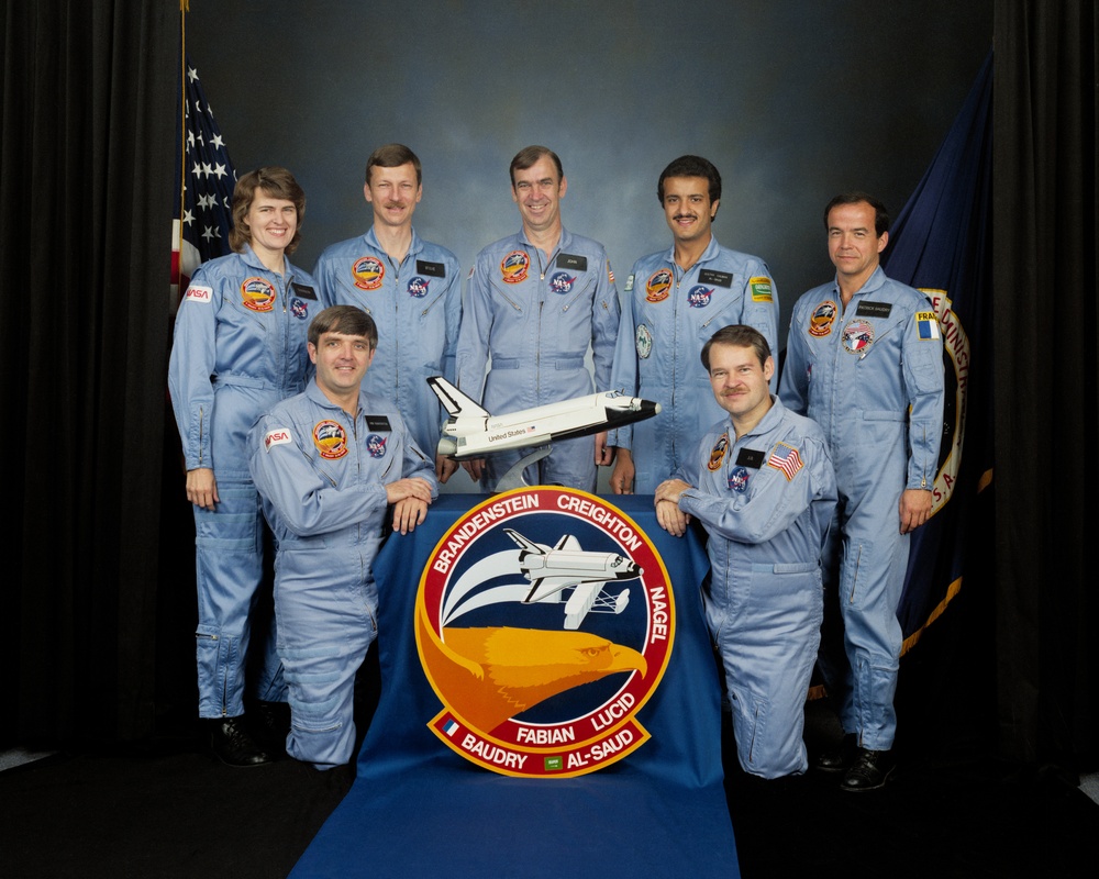 Portrait of STS 51-G crew