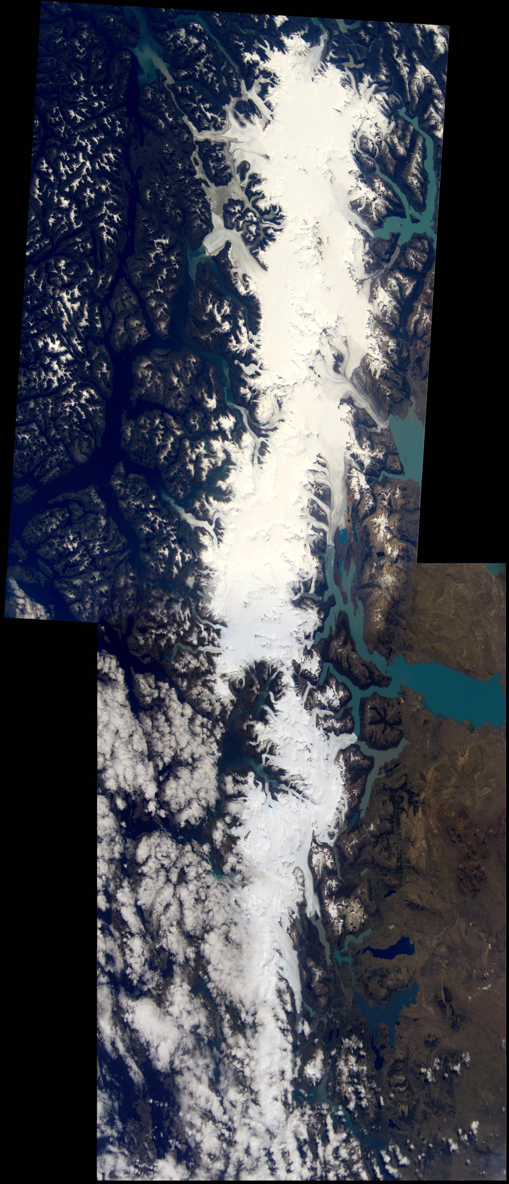 Mosaic of the Southern Patagonian Ice Field: Image of the Day