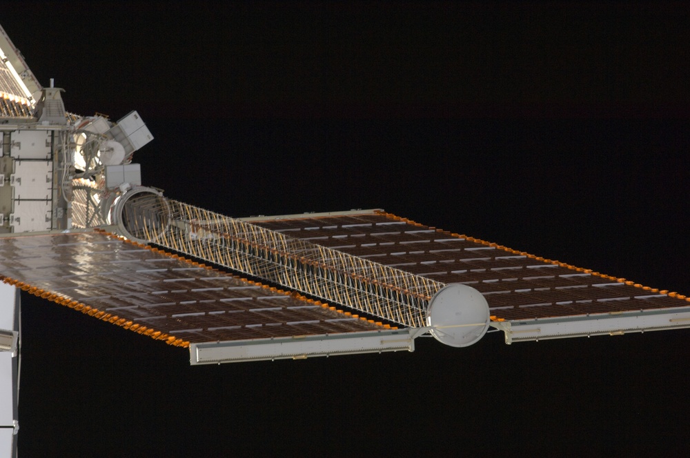 ISS during arrival of STS-127 Space Shuttle Endeavour