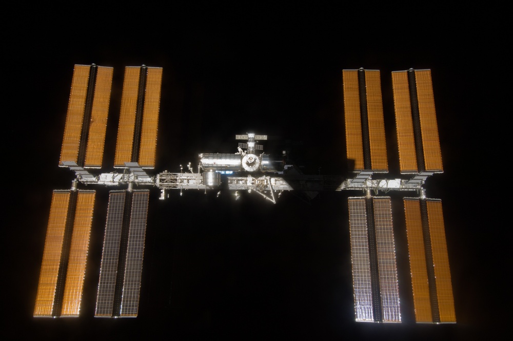 ISS Flyaround views from STS-119