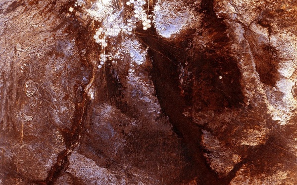 Space radar image of Wadi Kufra, Libya