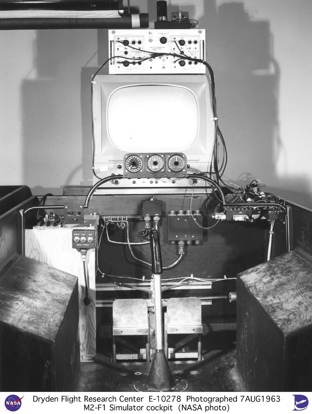 M2-F1 simulator cockpit