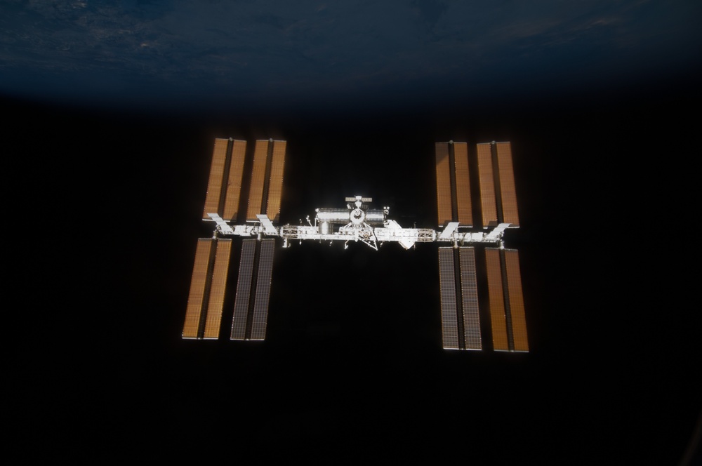 ISS Flyaround views from STS-119