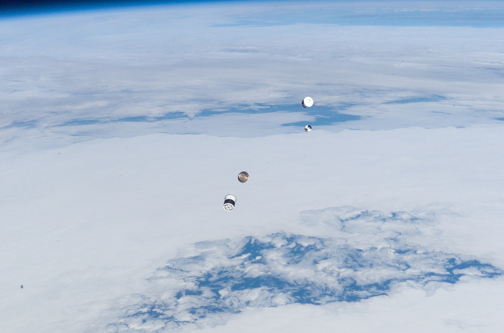 DOD Pico-Satellite known as ANDE released from the STS-116 shuttle payload bay