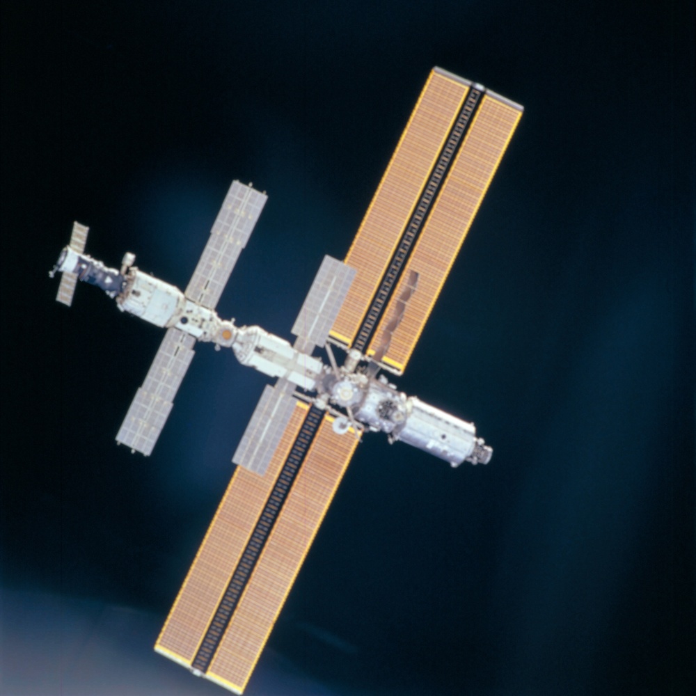 ISS during rendezvous