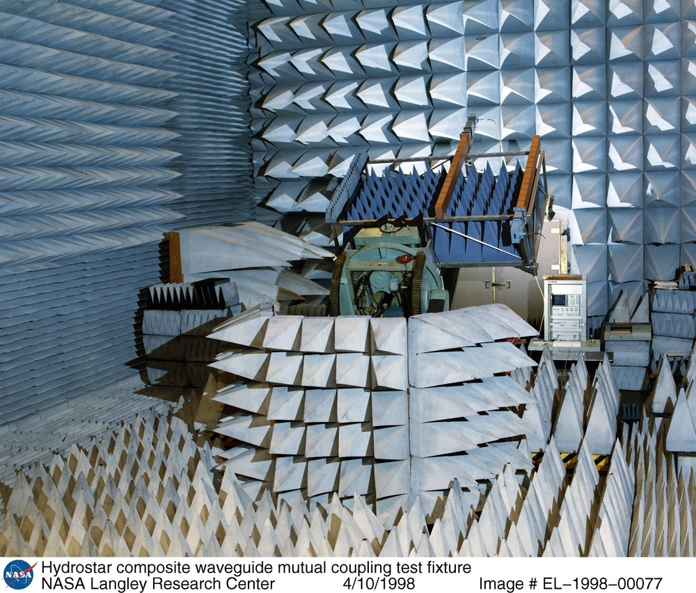 Hydrostar composite waveguide mutual coupling test fixture