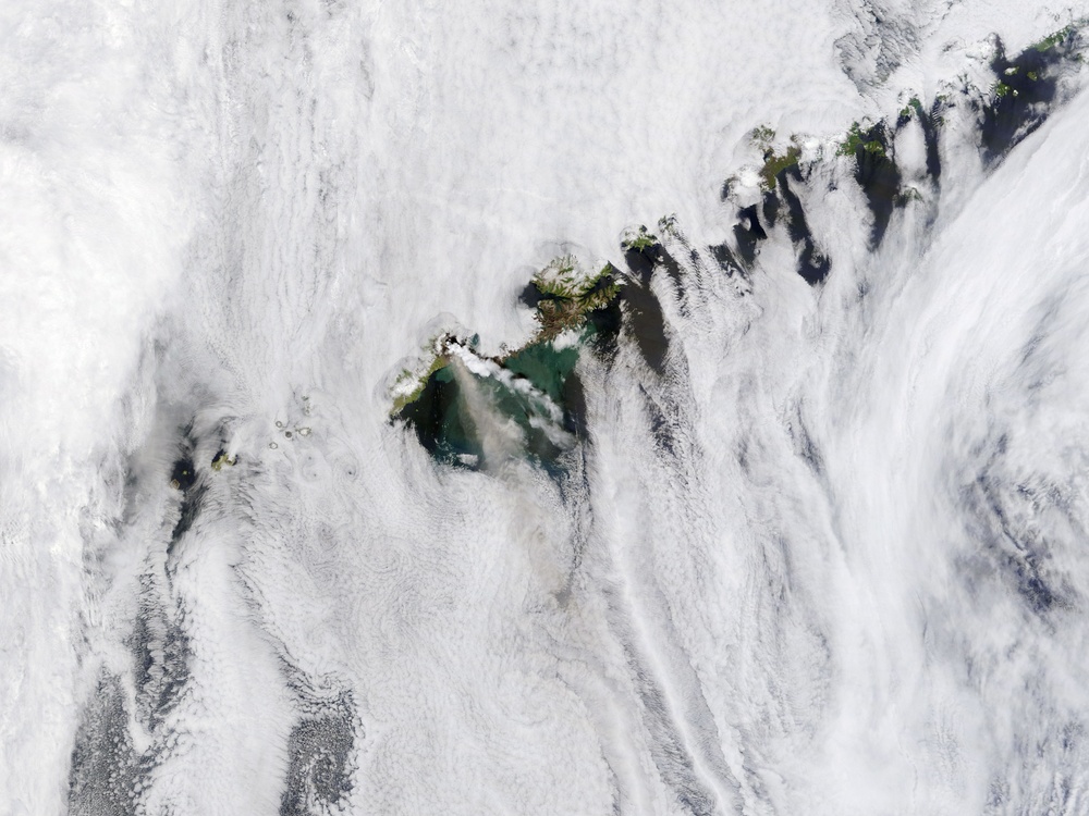 Okmok Volcano Erupts: Natural Hazards