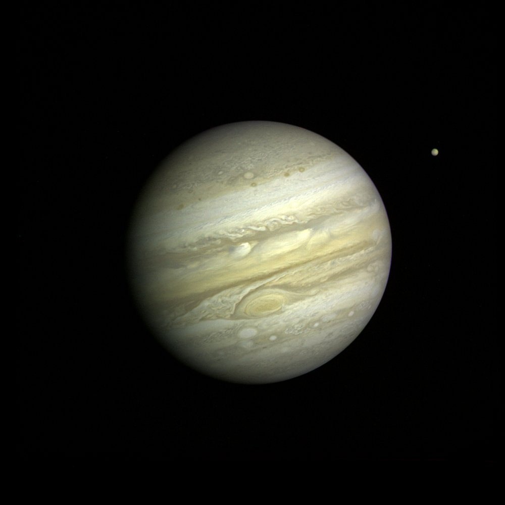 Jupiter with Satellite Io