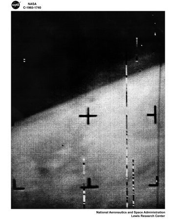 FIRST PHOTOGRAPHS FROM MARINER MARS - NEGATIVES SUPPLIED BY NASA JET PROPULSION LABORATORY PASADENA