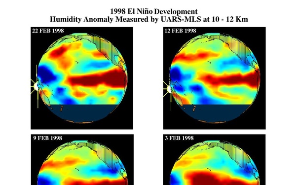 TOPEX/El Nio Watch - El Nio Moisture in the Atmosphere, January and February, 1998