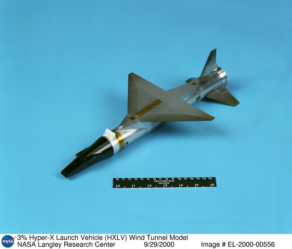 3% Hyper-X Launch Vehicle (HXLV) Wind Tunnel Model