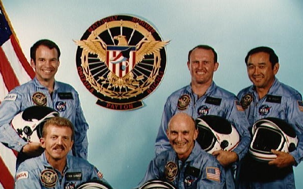 Official portrait of the STS 51-C crew
