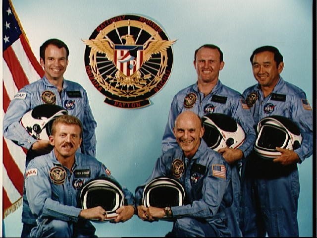 Official portrait of the STS 51-C crew