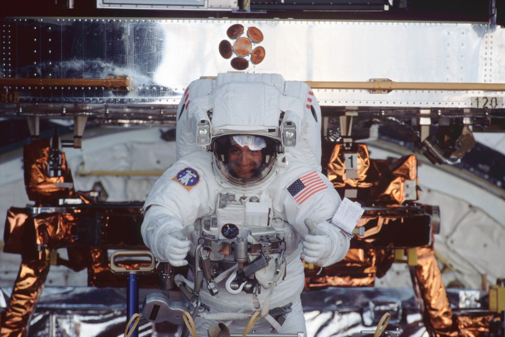 EVA 4 - Massimino during EVA