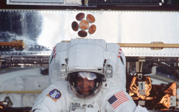 EVA 4 - Massimino during EVA