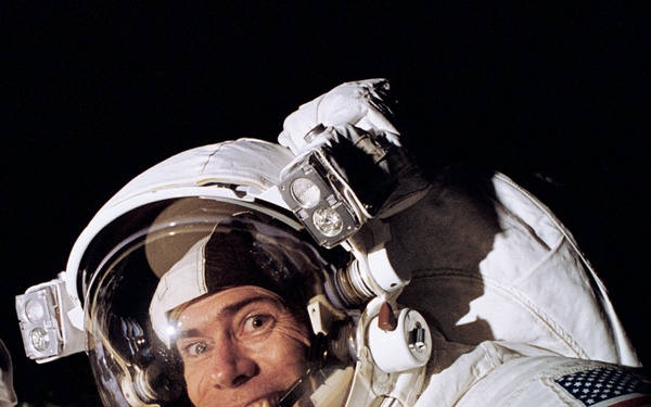 Mission Specialists Dan Barry and Leroy Chiao prepare to reenter shuttle after EVA