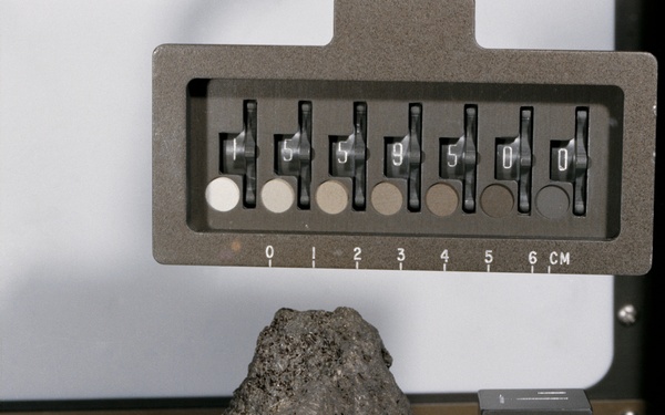 LUNAR SAMPLE - APOLLO 15 ROCK #15595 - BASALT