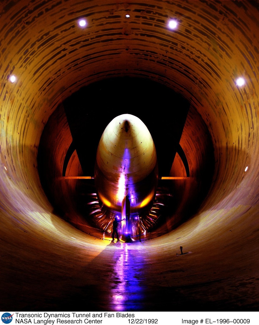 Transonic Dynamics Tunnel and Fan Blades
