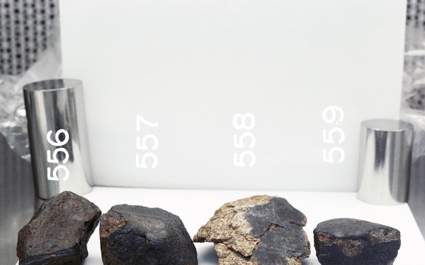 Antarctic Meteorite Samples in the Meteorite Processing Laboratory