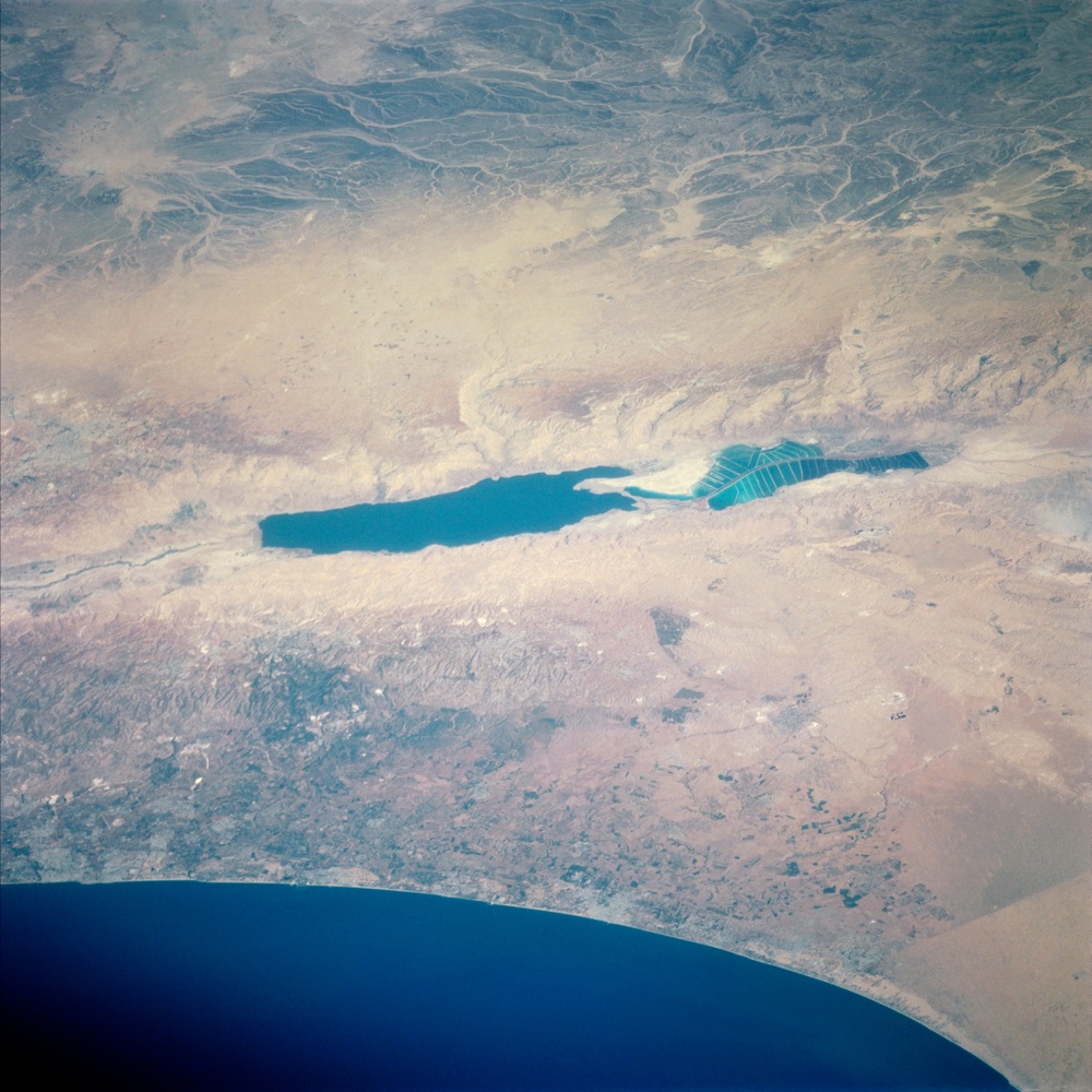 The Dead Sea taken from Atlantis during STS-106