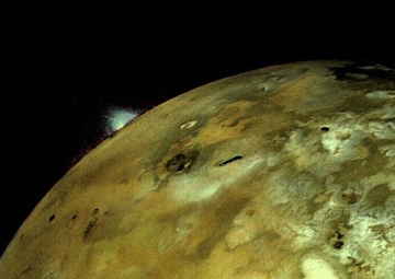 Volcanic Explosion on Io