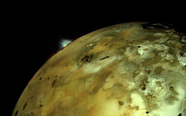 Volcanic Explosion on Io
