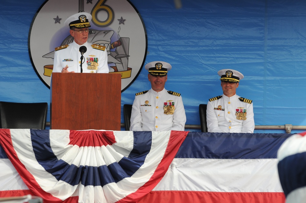 SUBRON 6 change of command held in Norfolk