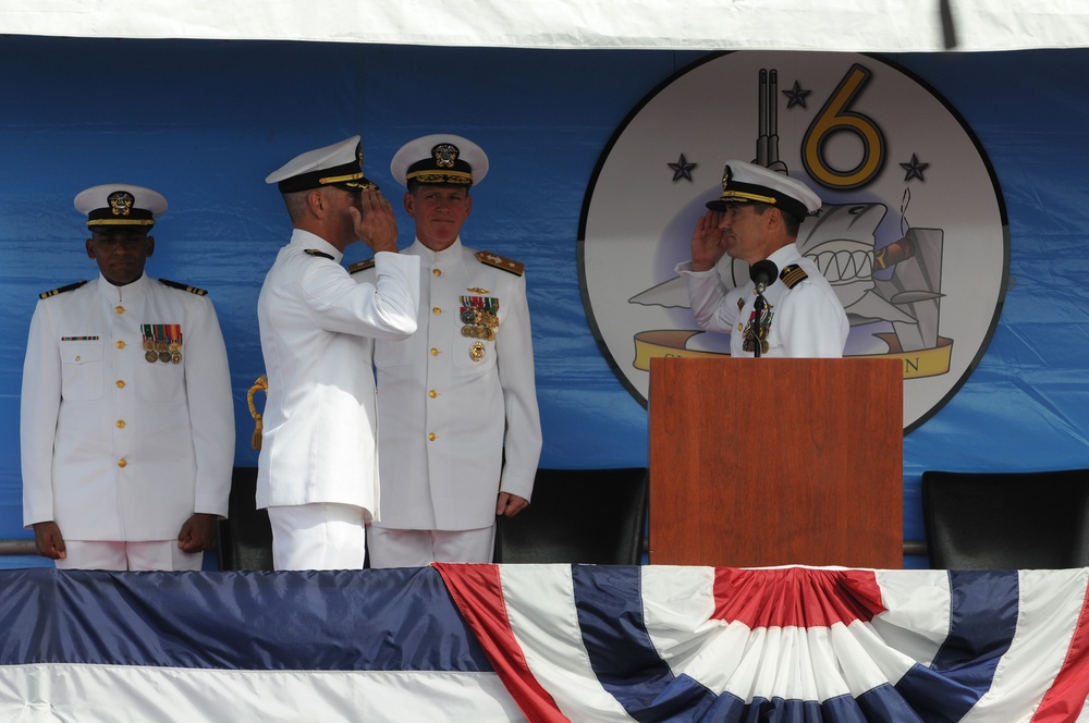 SUBRON 6 change of command held in Norfolk