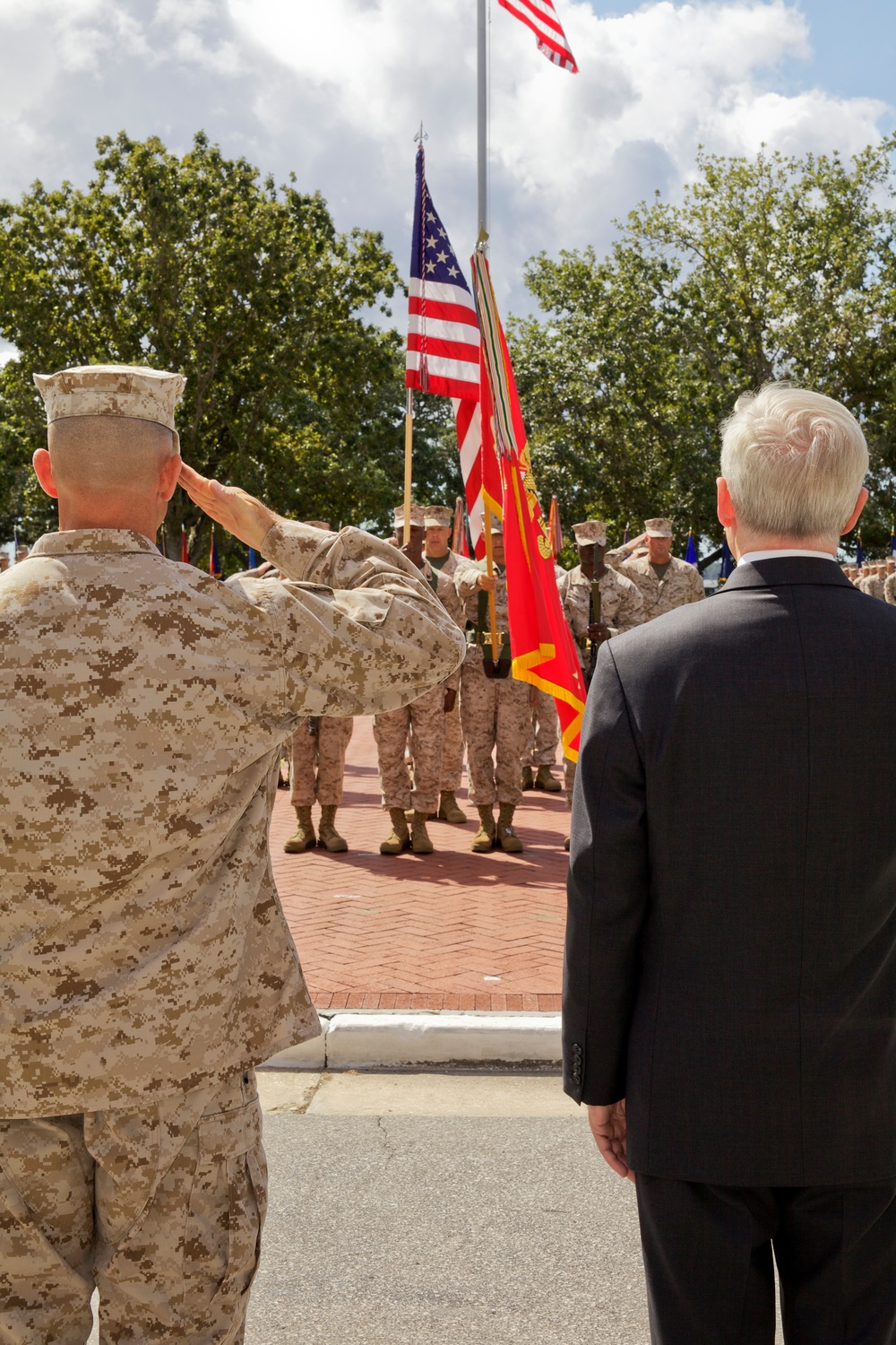 Presidential Unit Citation ceremony