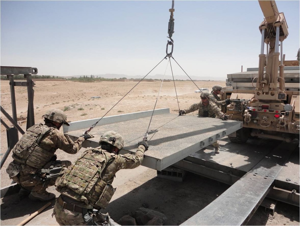 ACROW bridge build on Highway 1, Afghanistan