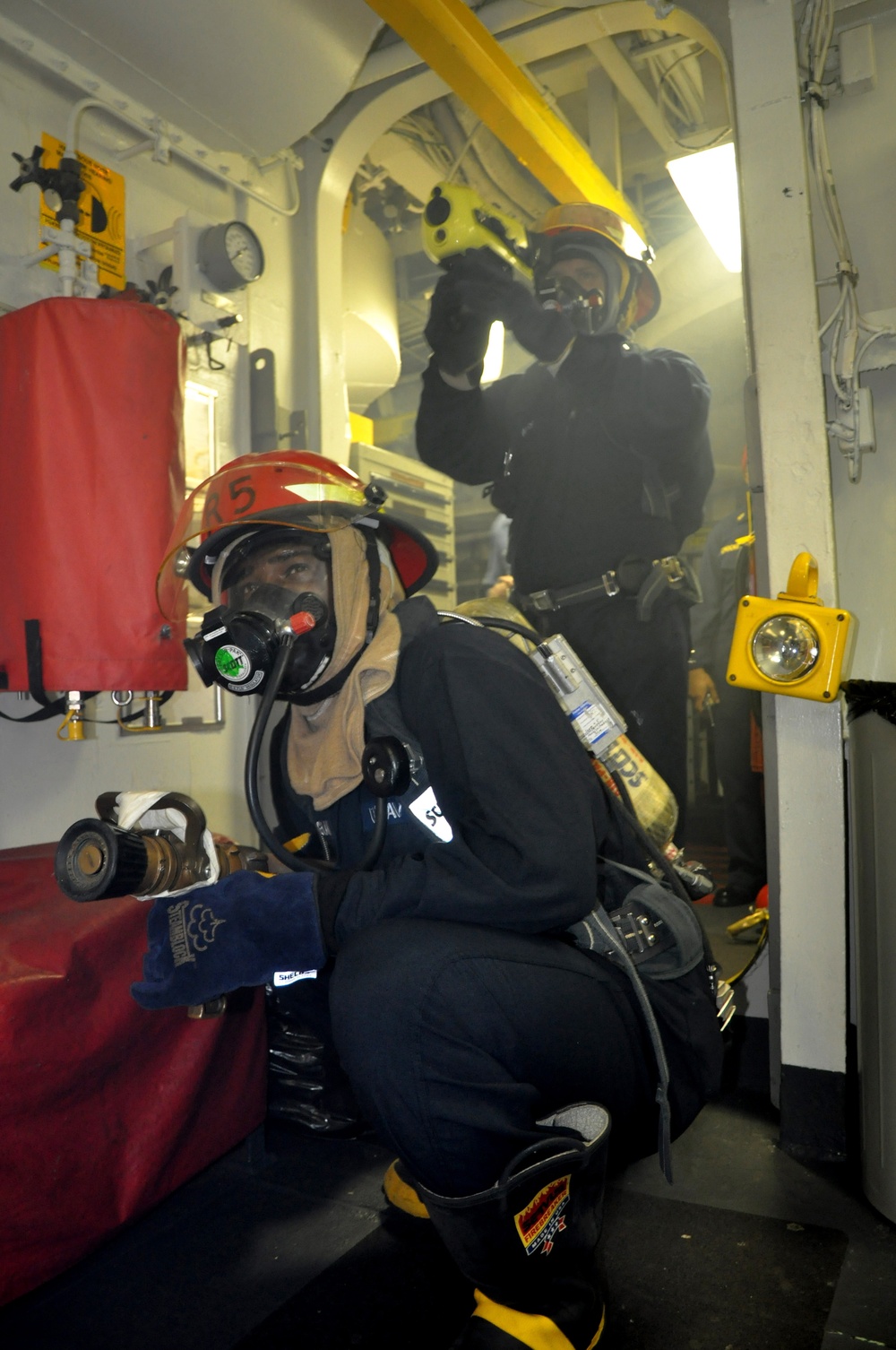 DVIDS - Images - USS Hue City crew performs general quarters drill ...