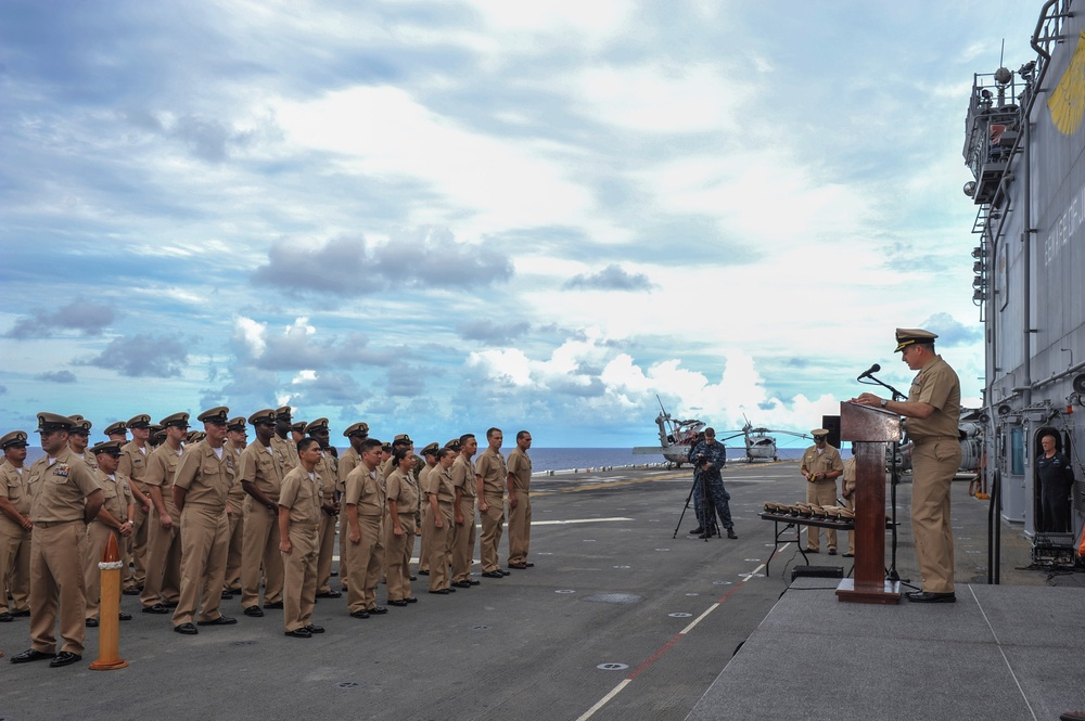 Chief petty officer pinning ceremony