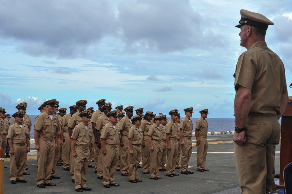 Chief petty officer pinning ceremony