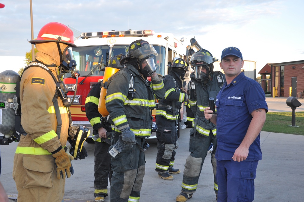 Fire drill in Cheboygan