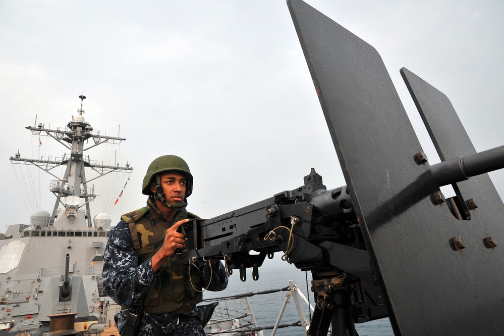 USS McCampbell patrols western Pacific