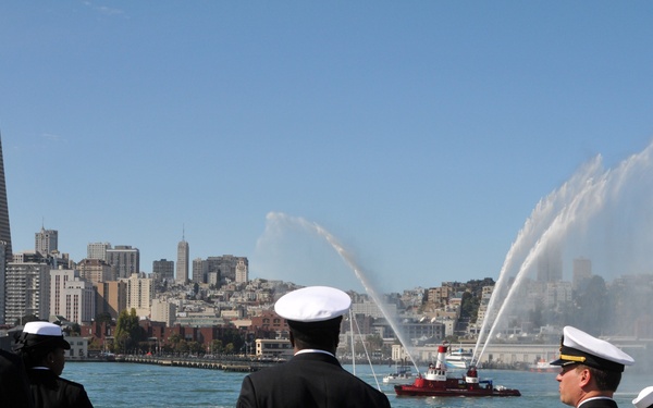 USS Preble transits San Francisco