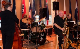 Live music plays during the gala