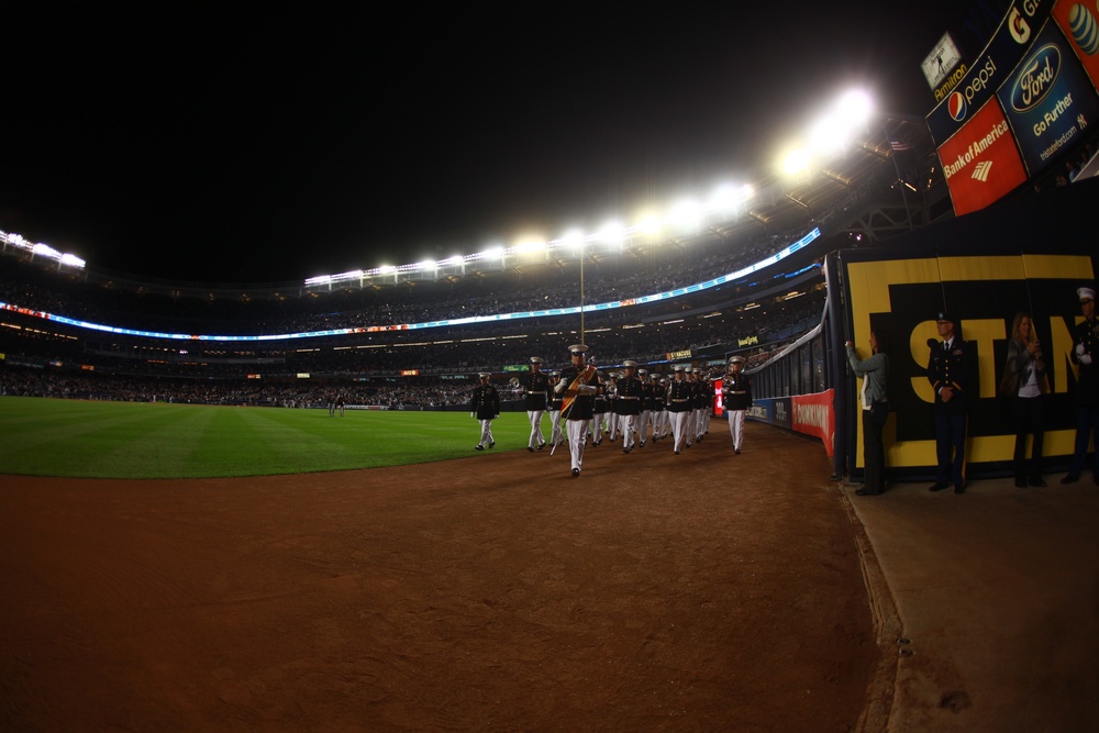 2nd Marine Aircraft Wing performs at Yankee Stadium