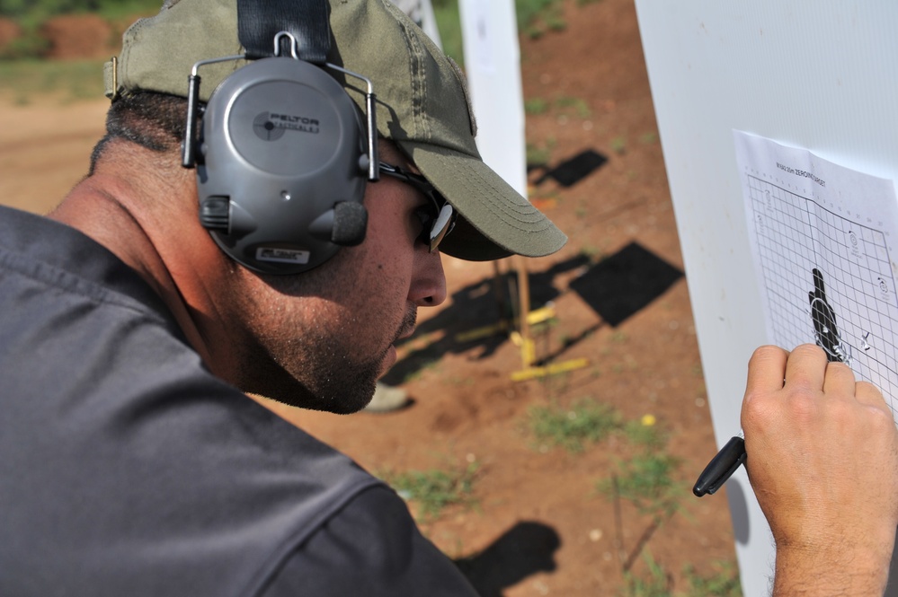 Airmen participate in advanced weapons and tactics training
