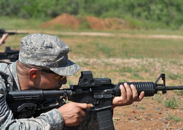 Airmen participate in advanced weapons and tactics training