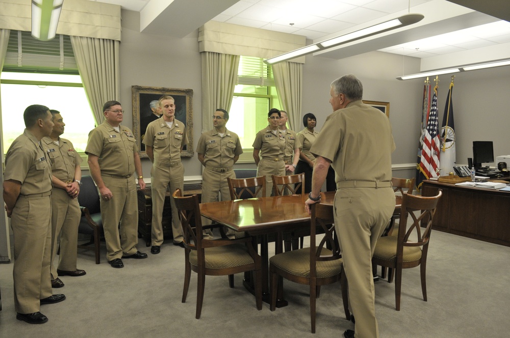 CNO meets with OPNAV staff